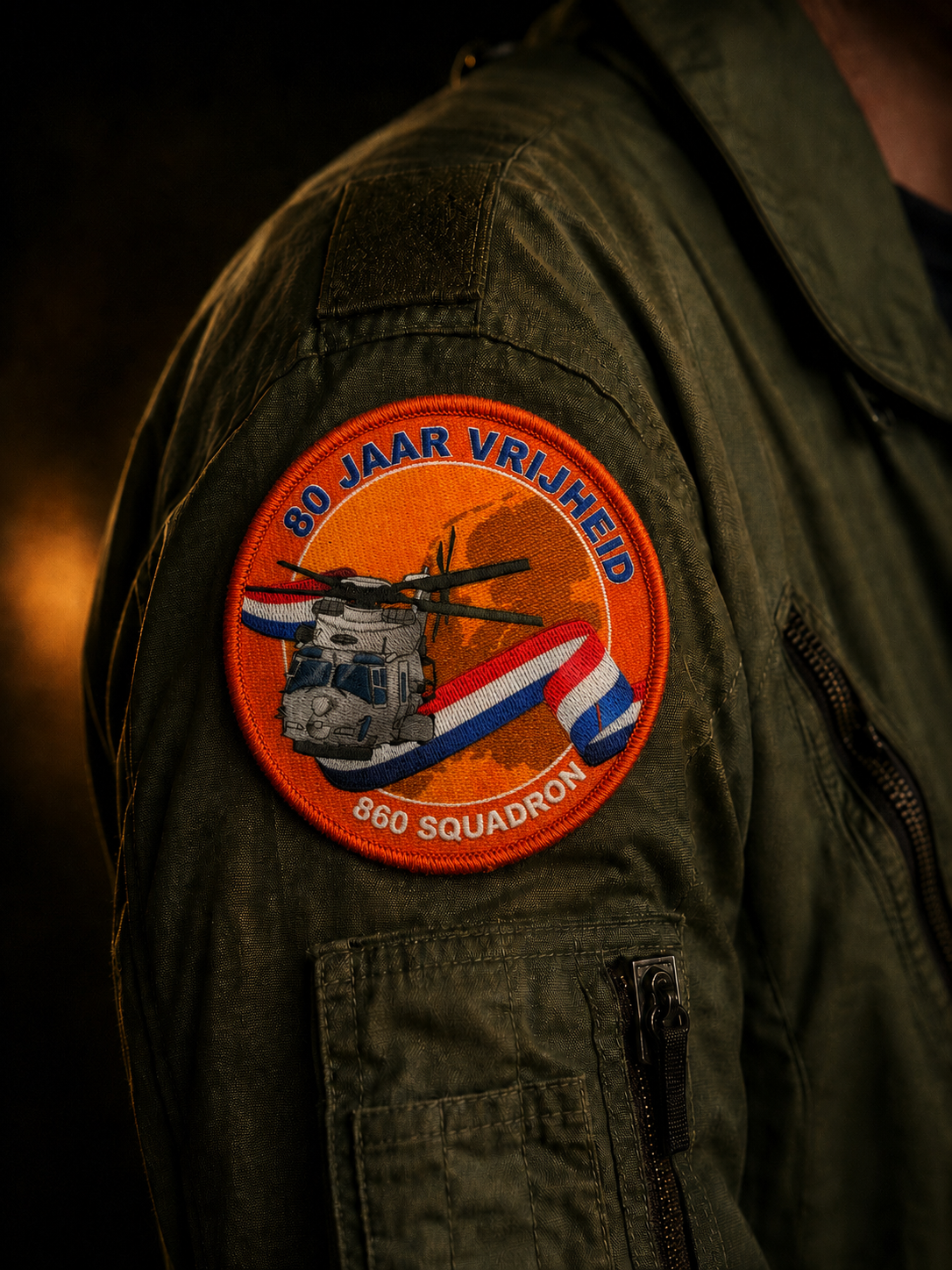 860SQN Patch 80 Jaar Vrijheid