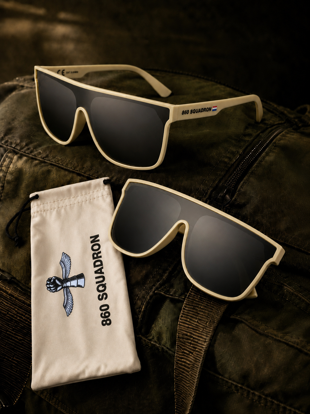 860SQN Shield Sunglasses