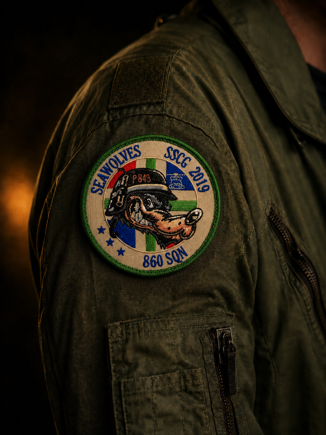 860SQN Patch Sea Wolves