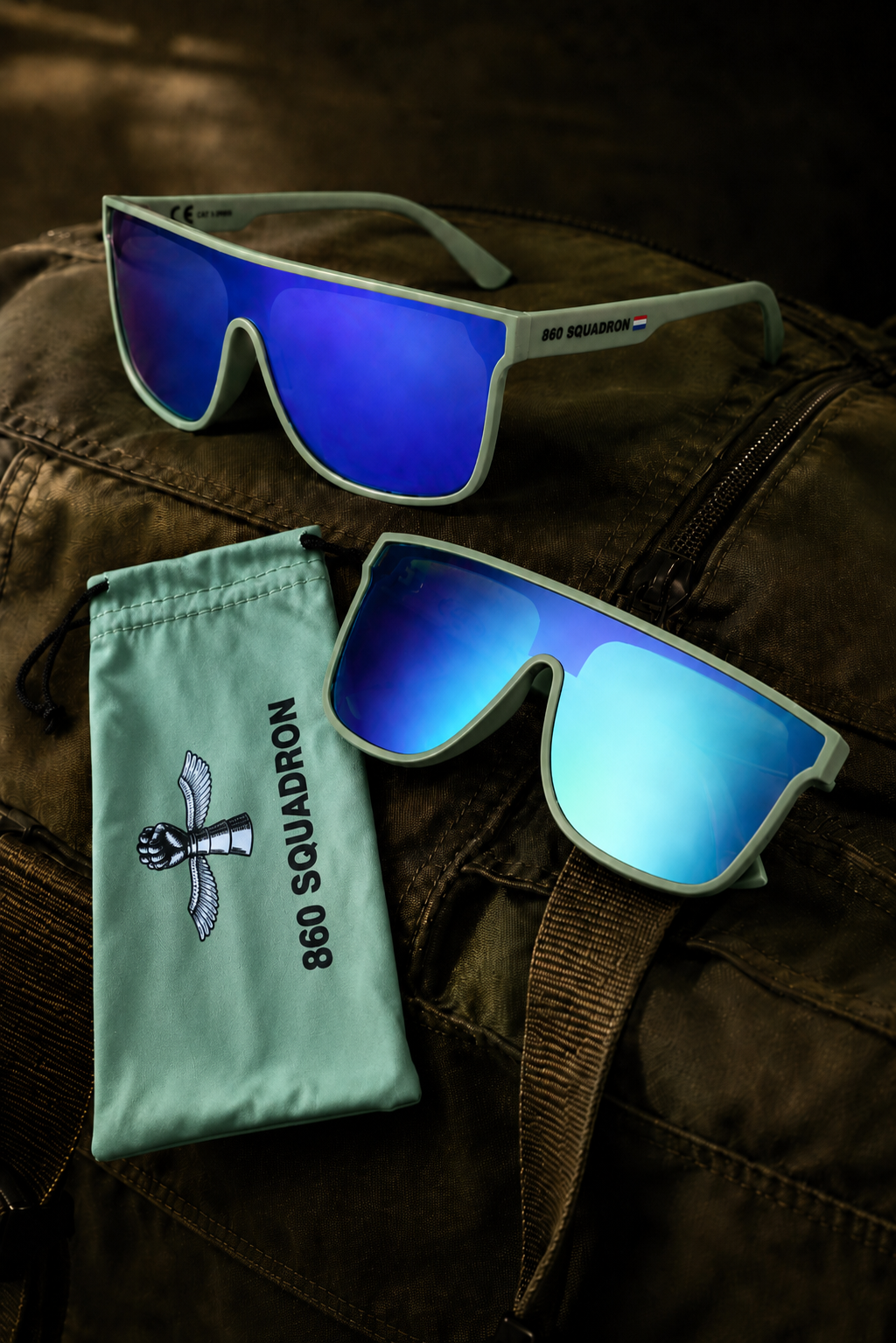 860SQN Shield Sunglasses