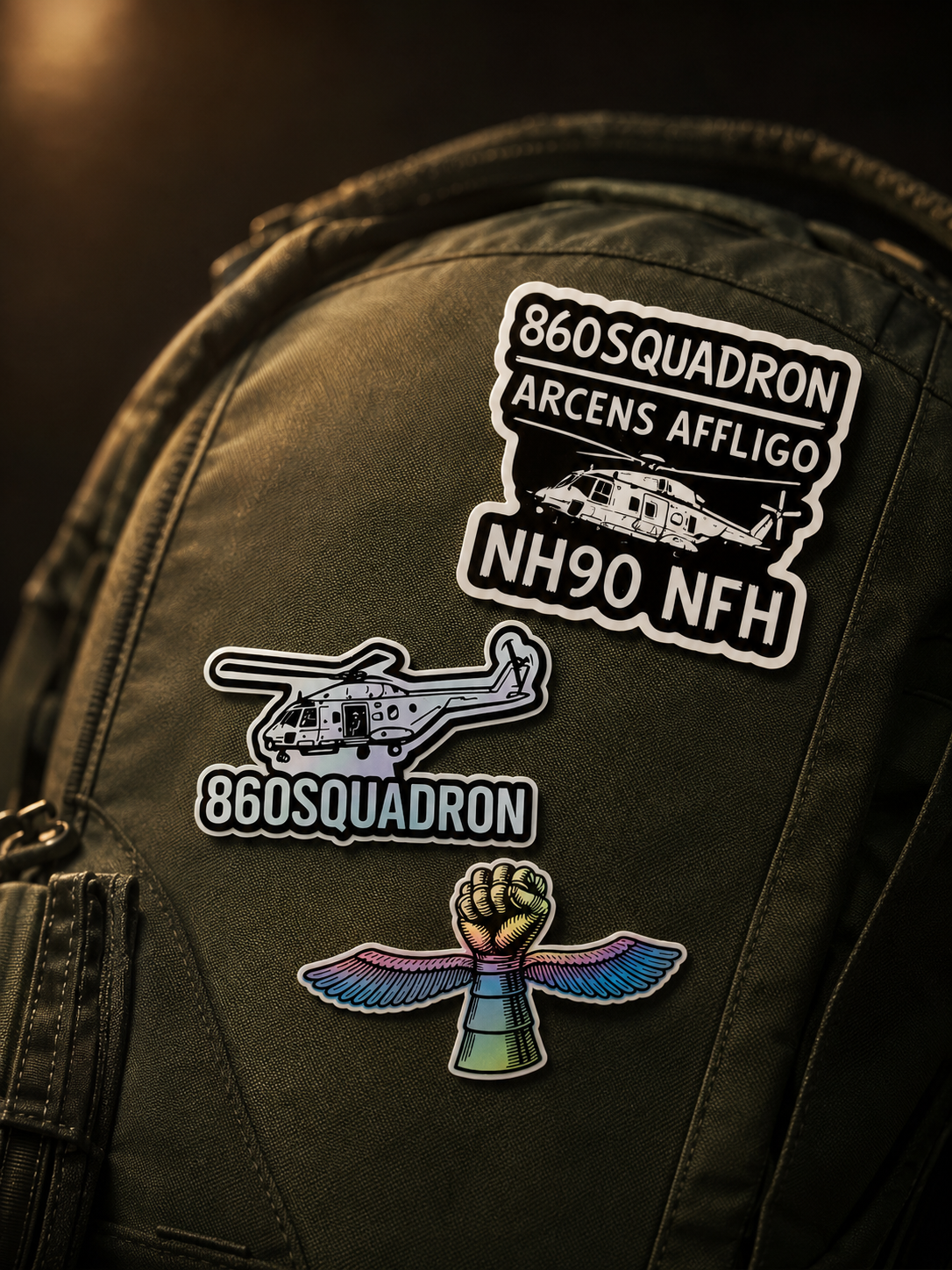 860SQN 3-Sticker Pack