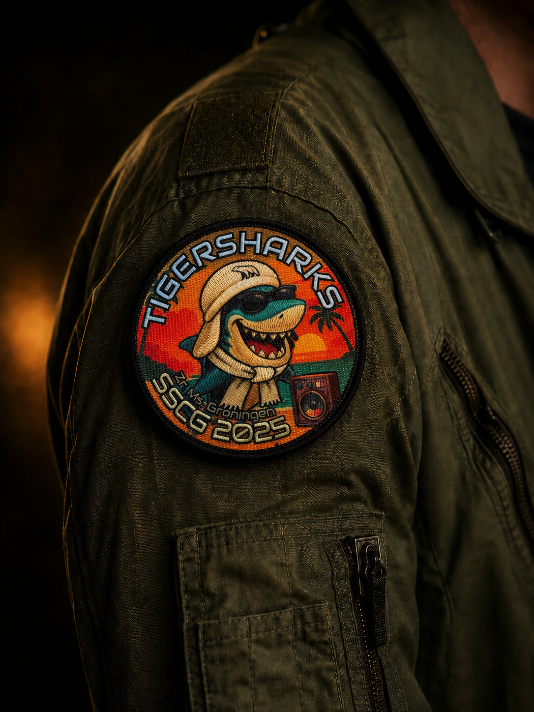 860SQN Patch Tigersharks Winter Edition