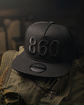 860SQN SnapBack Black